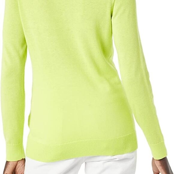 Amazon essential lime green sweater NWT Size S - Picture 3 of 10